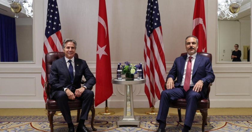 Bakan Fidan, ABD'li mevkidaşı Blinken ile görüştü