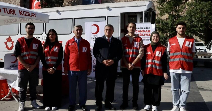 Sinop’ta Kızılay Haftası dolayısıyla kan bağışı kampanyası düzenlendi