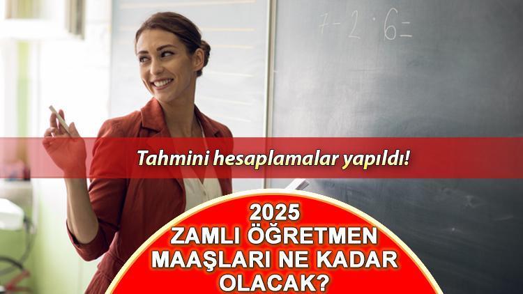 Öğretmen maaşları yeni yılda ne kadar olacak? Kaç TL olacak? 5 aylık veriler geldi, tahminler belli oldu! 2025 yılında öğretmen maaşı artış oranları