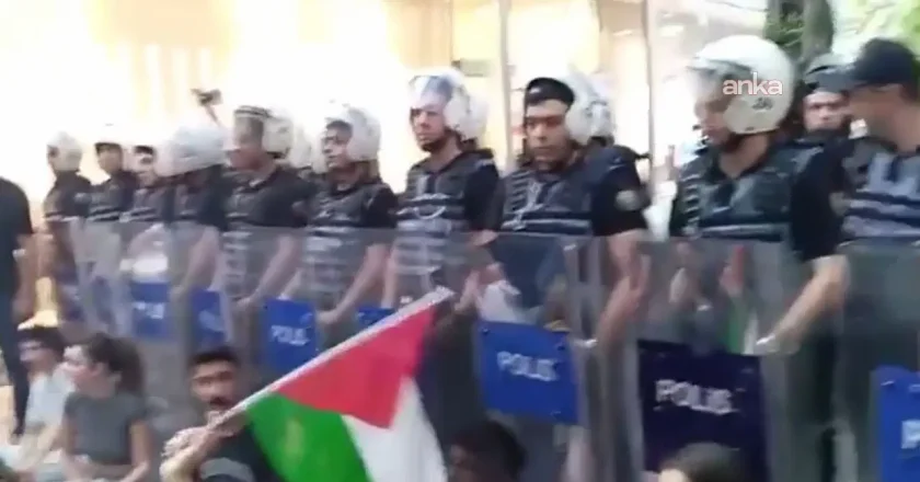 Ankara’da Filistin Protestosu: Polis Müdahalesi: Gözaltı Var – Torrkiye Hukuk Arazileri