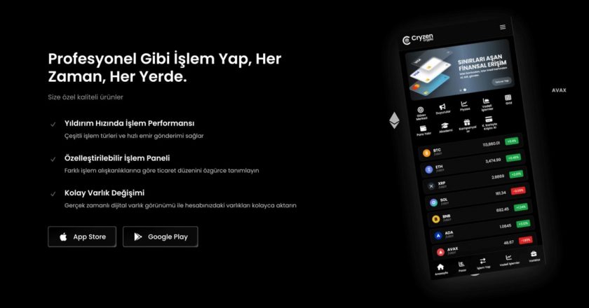 Cryzen crypto ile Türkiye’de yatırımcılara özel fırsatlar