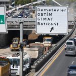 Ankara kapalı trafikte işe yaramaz yol çalışıyor