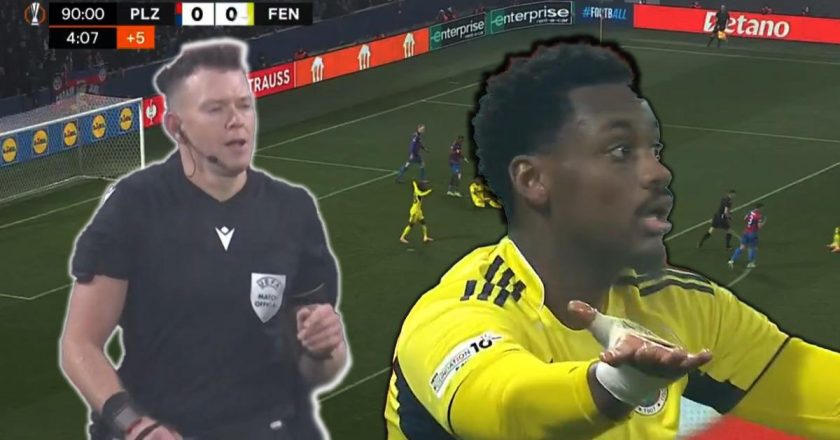 Hollandalı hakem Allard Lindhout, Jhon Duran’ın son anda çekilmesi nedeniyle penaltı vermedi! F.Bahçe isyan etti…