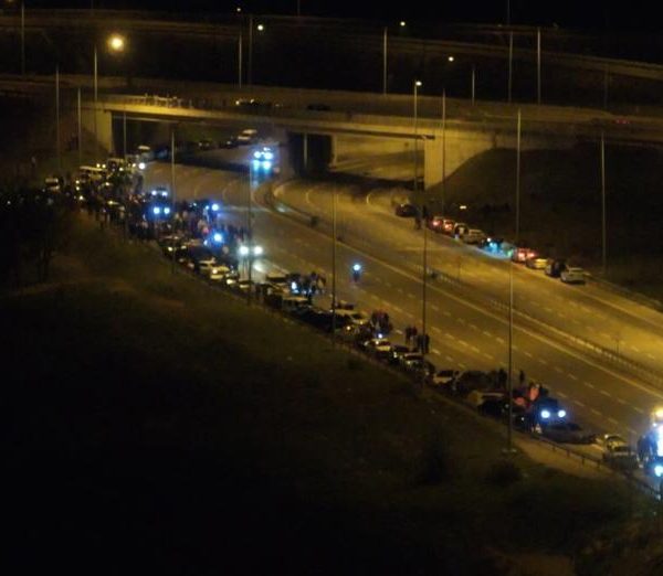 Otoyolda Drift Etkinliğine Polisi Baskın Yaptı