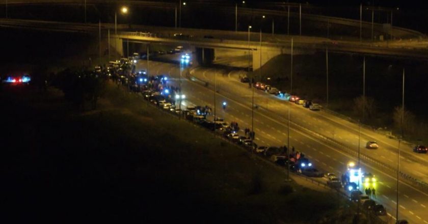 Otoyolda Drift Etkinliğine Polisi Baskın Yaptı