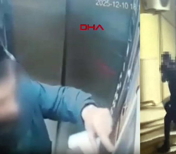 Atatürk portresine tüküren kurye yakalandı